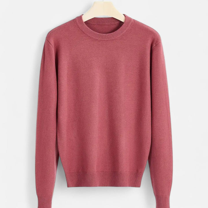 Valmonti | Męski sweter slim fit z dzianiny