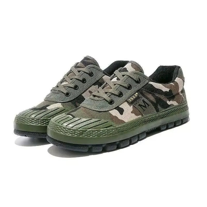 Męskie Sneakersy Niskie z Wydrukiem i Sznurowaniem