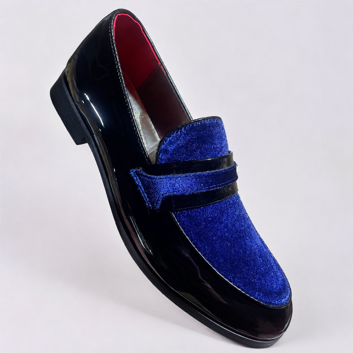 Męskie Mokasyny Slip-On z Zamszowymi Dodatkami – Eleganckie Buty Casualowe na Co Dzień