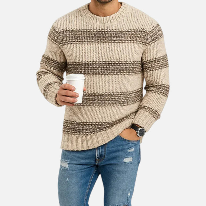 Valmonti | Męski Zimowy Sweter Pullover
