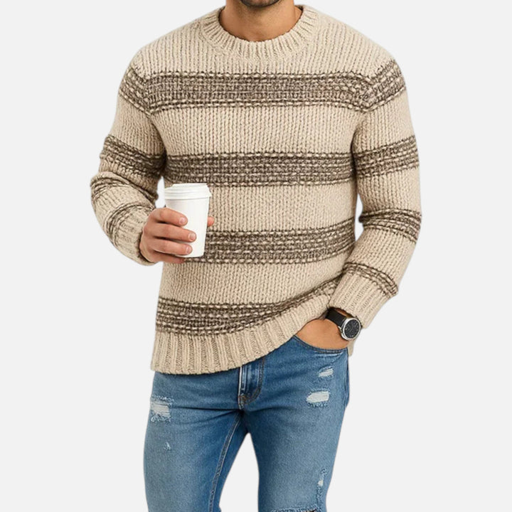 Valmonti | Męski Zimowy Sweter Pullover