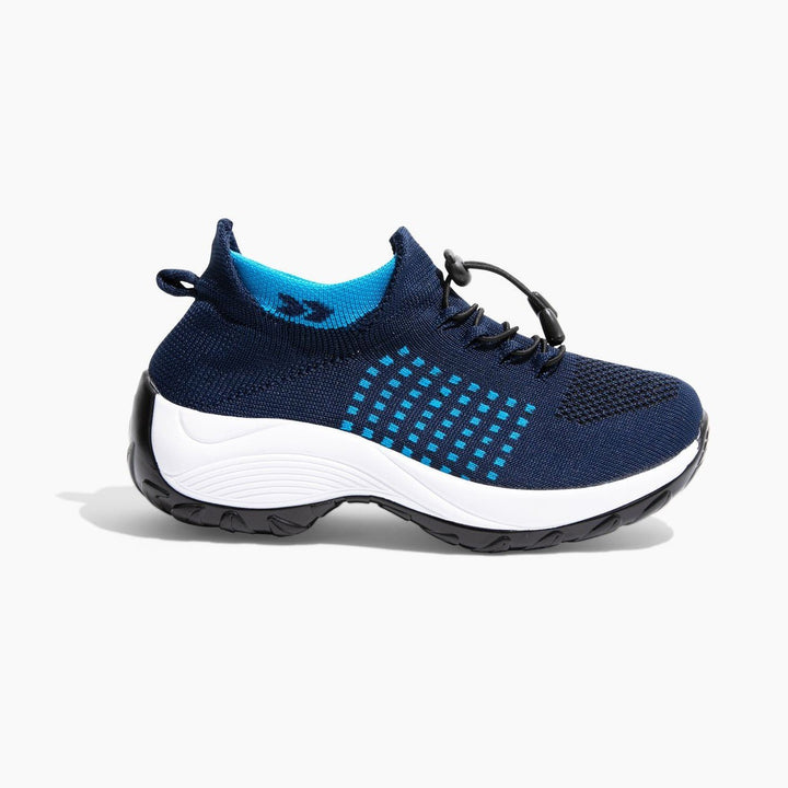 Damskie Buty Sportowe z Dzianiny z Wyściółką w Podeszwie