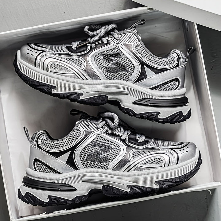 Unisexowe casualowe sneakersy na sznurówki do chodzenia na świeżym powietrzu, wygodne buty w stylu ulicznym, uniwersalne niskie trampki na co dzień