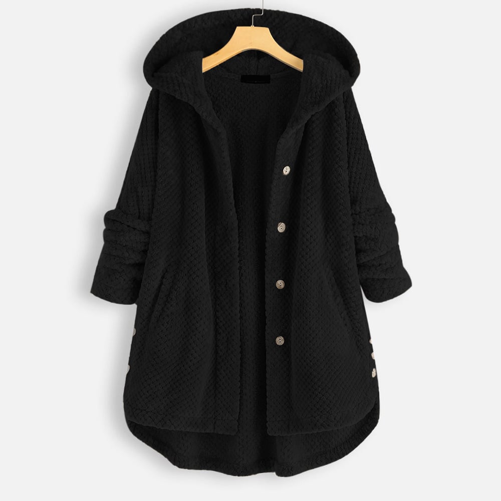 Kobiecą Miękką Kurtkę Fleece – Ciepła, Wygodna, Lekka, Codzienna, Przytulna, Warstwowa Kardigan
