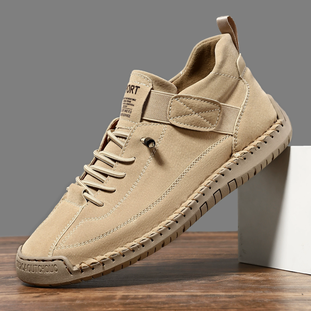 Damskie ortopedyczne skórzane sneakersy codziennego komfortu