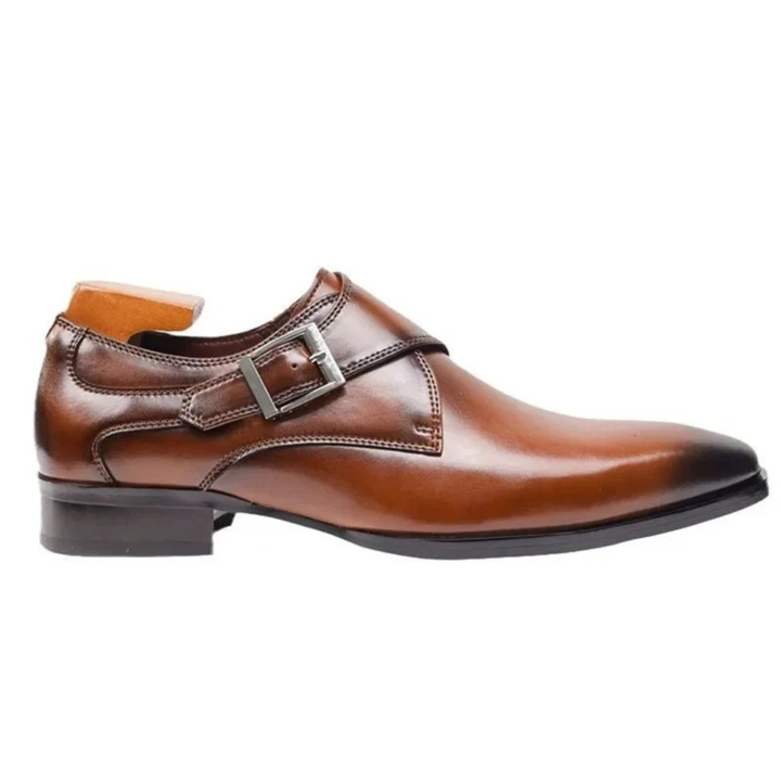 Męskie Buty Formalne z Klapą – Eleganckie Obuwie na Biznes i do Biura