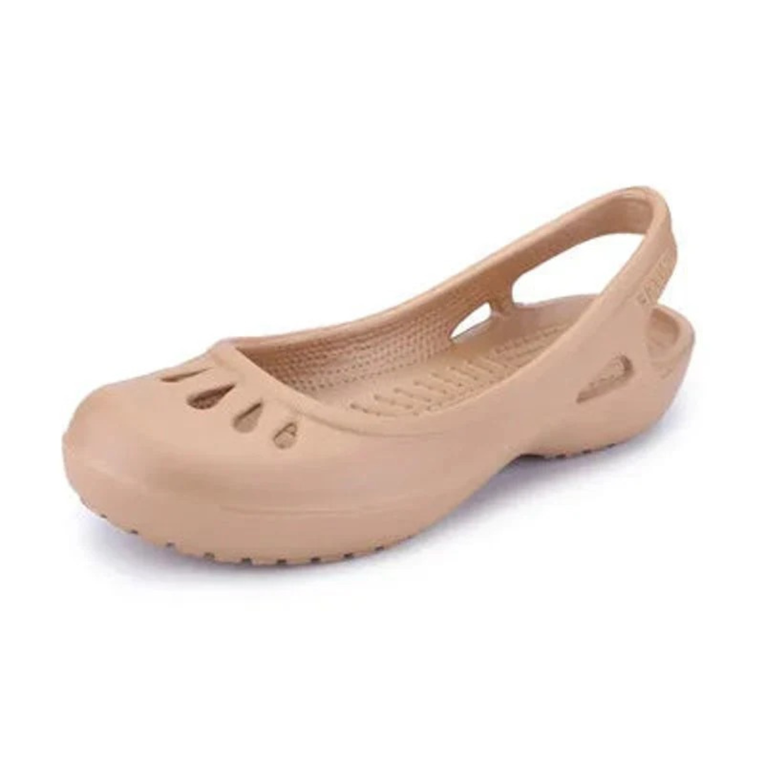 Kobiece lekkie płaskie sandały komfortowe – drukowane letnie buty do chodzenia i na wakacje