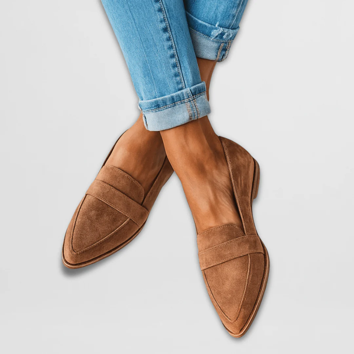 Damskie miękkie mokasyny bez zapięcia – eleganckie buty na co dzień do pracy i na codzienne wyjścia