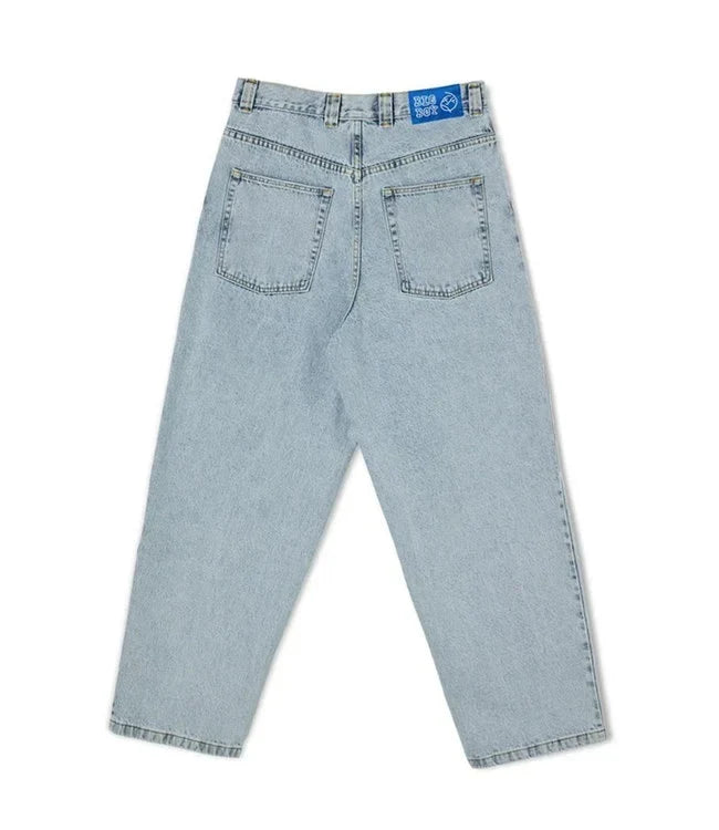 Męskie Dżinsy z Szerokimi Nogawkami – Luźny Krój Denim na Wiosenne Streetwear
