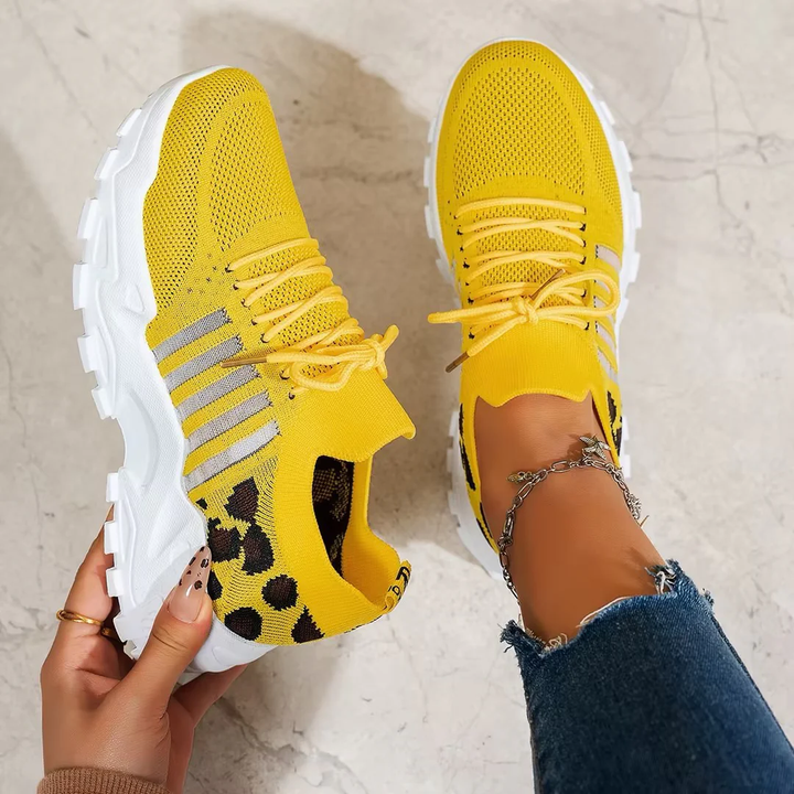 Damskie ortopedyczne buty komfortowe – przewiewne sneakersy na co dzień do chodzenia i wypoczynku