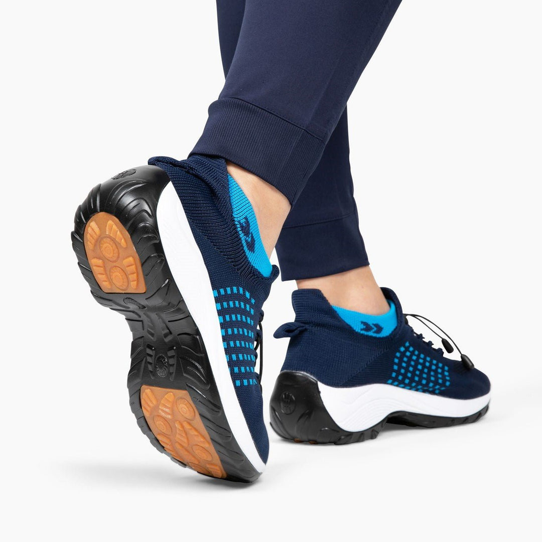 Damskie Buty Sportowe z Dzianiny z Wyściółką w Podeszwie
