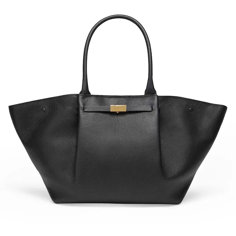 Damska torba typu tote w rozmiarze oversized, strukturalna, na ramię