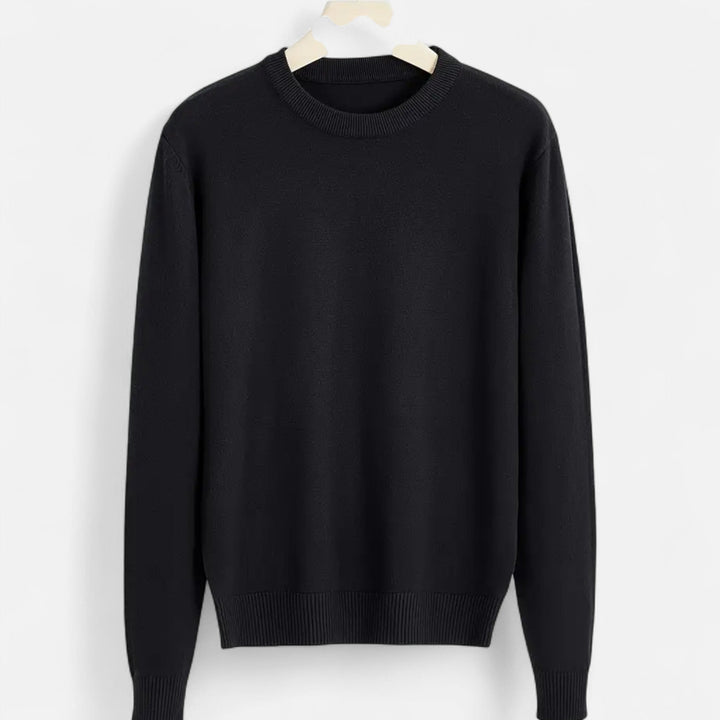 Valmonti | Męski sweter slim fit z dzianiny