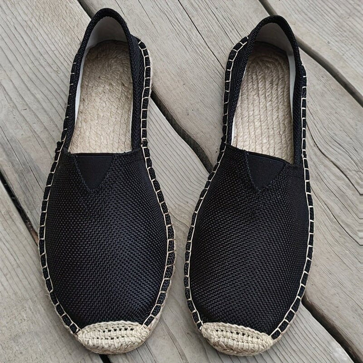 Męskie lekkie espadryle – oddychające buty wsuwane na lato