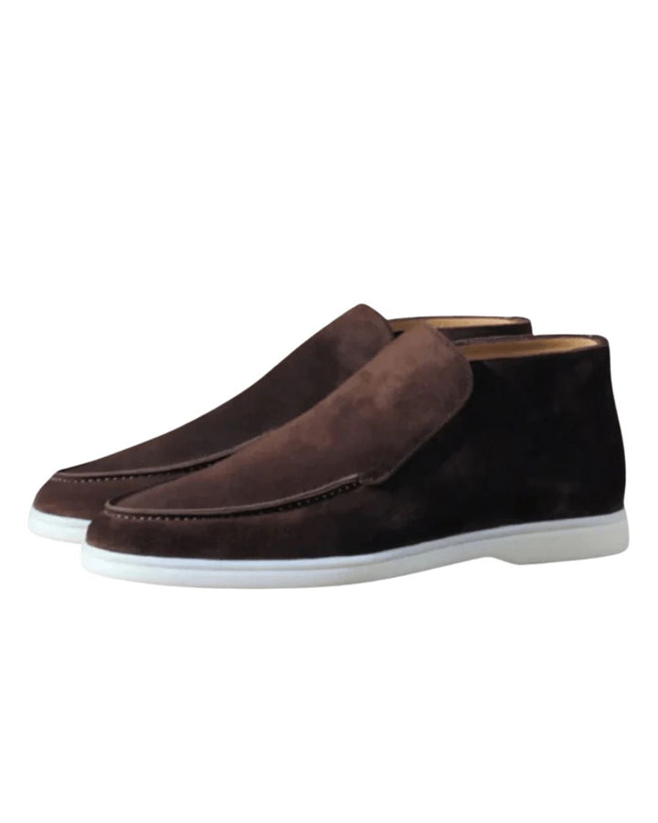 Męskie Wysokie Slip-On Loafers – Eleganckie Smart Casual Buty Miejskie
