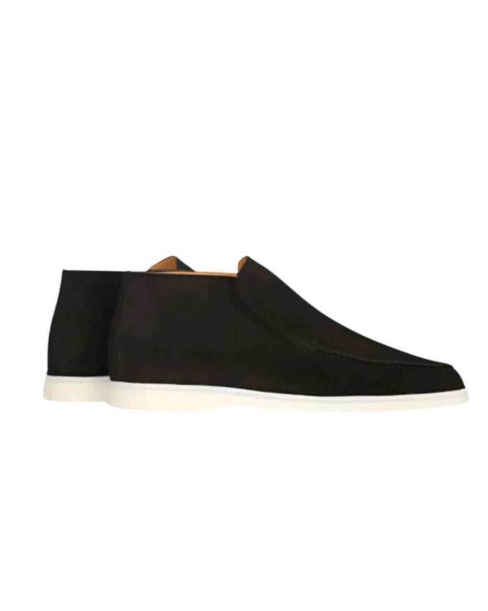 Męskie Wysokie Slip-On Loafers – Eleganckie Smart Casual Buty Miejskie
