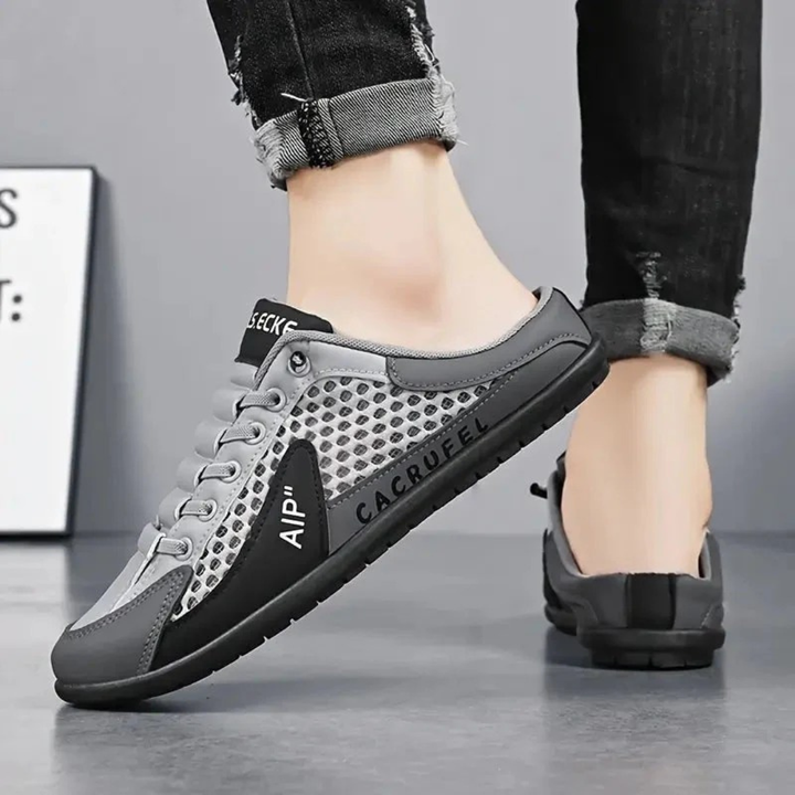 Męskie Oddychające Klapki Sneakersy – Lekkie Buty Casual na Lato i Podróże