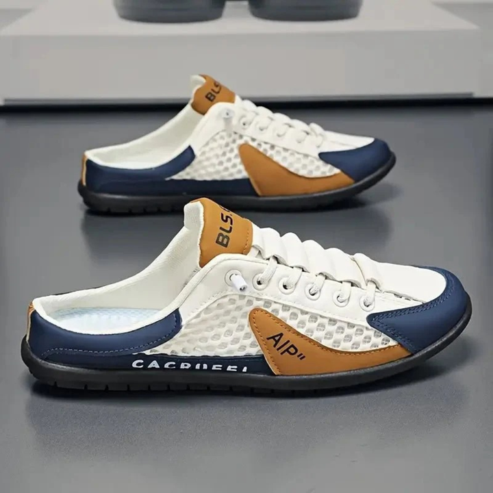 Męskie Oddychające Klapki Sneakersy – Lekkie Buty Casual na Lato i Podróże