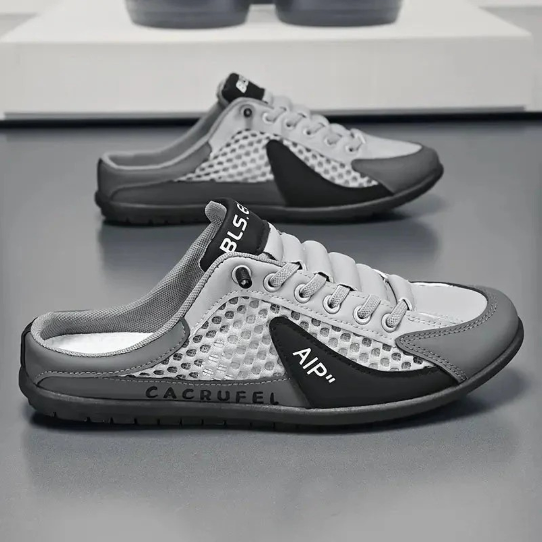 Męskie Oddychające Klapki Sneakersy – Lekkie Buty Casual na Lato i Podróże