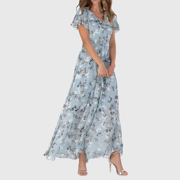 Kwiatowa Sukienka Maxi dla Kobiet – Elegancja na Co Dzień