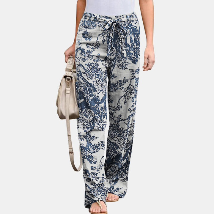 Damskie Spodnie Casual Mid Waist Wygodne na Co Dzień Luźny Krój Uniwersalne Stylowe Spodnie