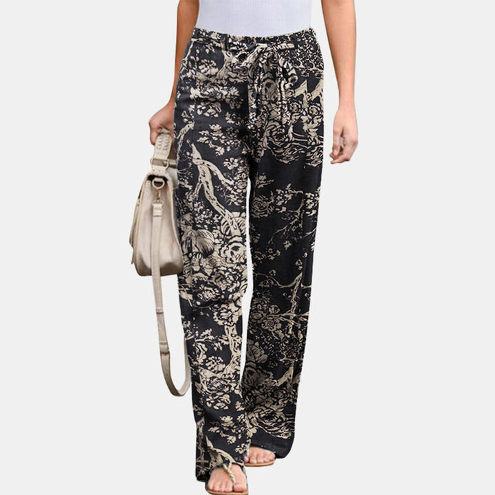 Damskie Spodnie Casual Mid Waist Wygodne na Co Dzień Luźny Krój Uniwersalne Stylowe Spodnie