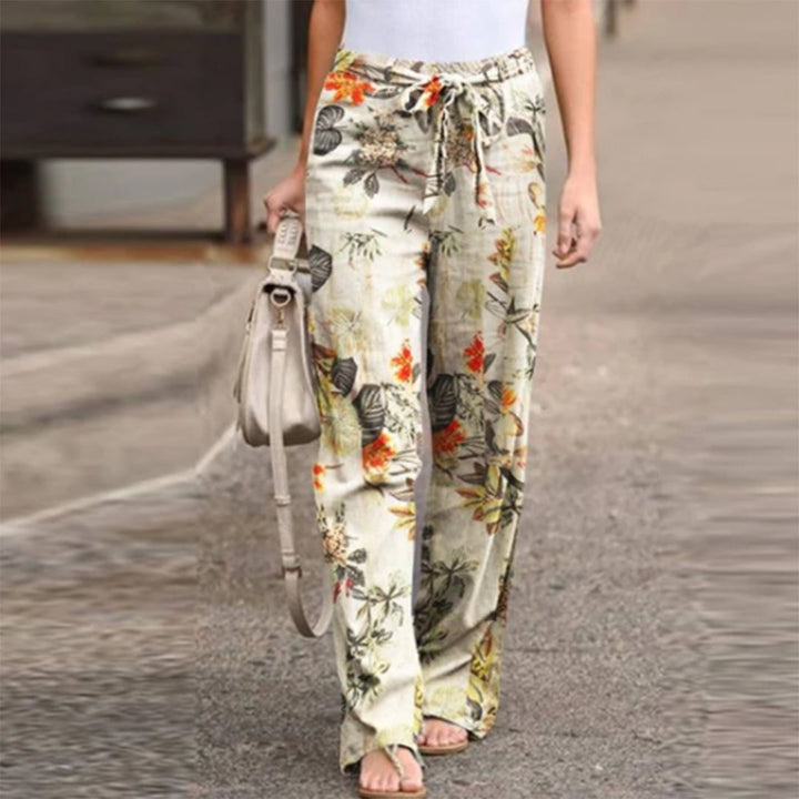 Damskie Spodnie Casual Mid Waist Wygodne na Co Dzień Luźny Krój Uniwersalne Stylowe Spodnie