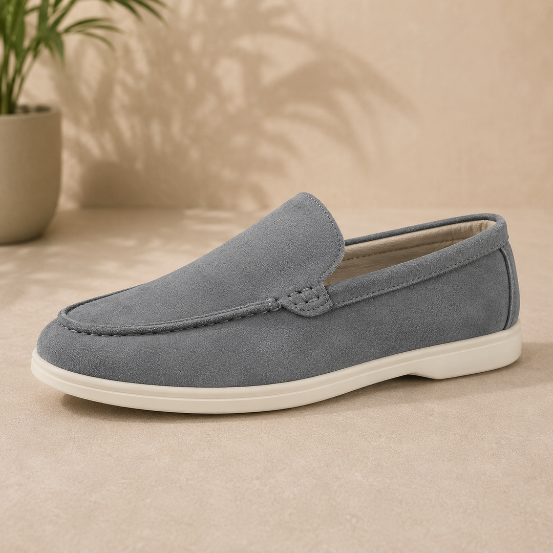 Męskie mokasyny z zamszu – Minimalistyczne eleganckie buty na co dzień
