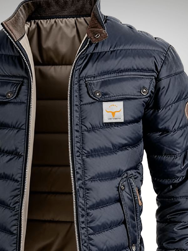 Męska pikowana kurtka miejska – Lekka warstwa ocieplająca do smart casual