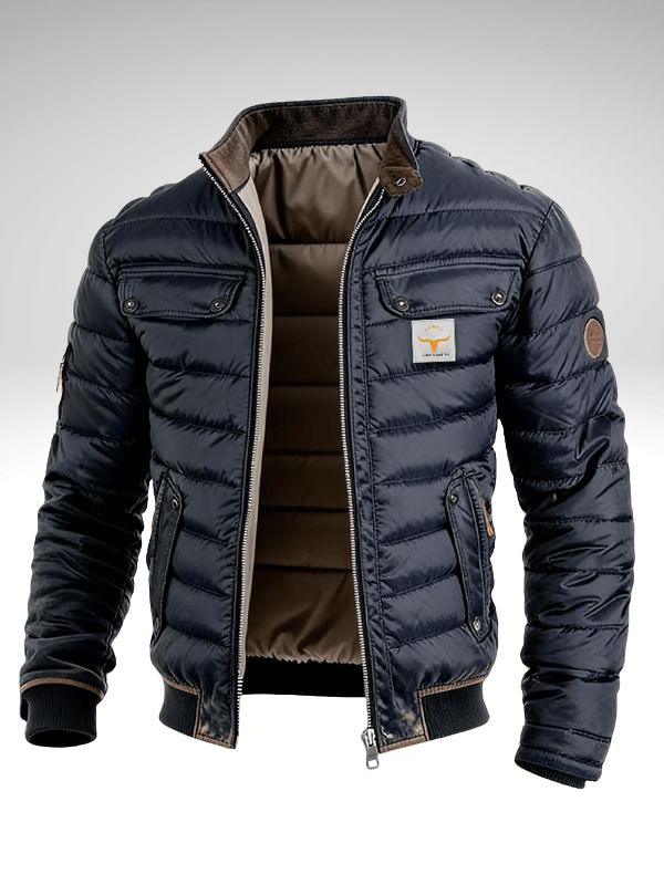 Męska pikowana kurtka miejska – Lekka warstwa ocieplająca do smart casual