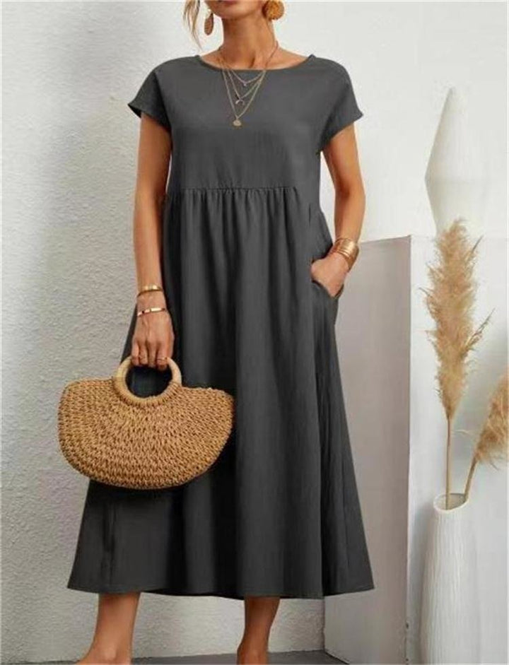 Sukienka Maxi na Lato dla Kobiet – Lekka, Oddychająca, Wygodna, Elegancka, Codzienna, Na Wakacje