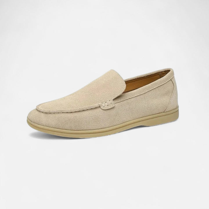 Valmonti | Męskie zamszowe loafersy w stylu old money