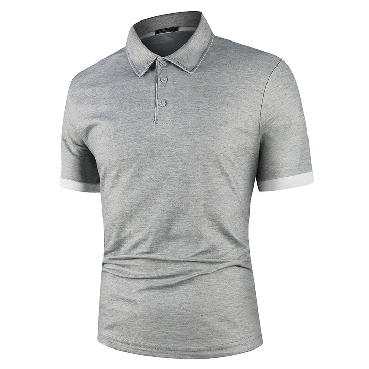 Męska klasyczna letnia koszulka polo lekka oddychająca wygodna smart casual