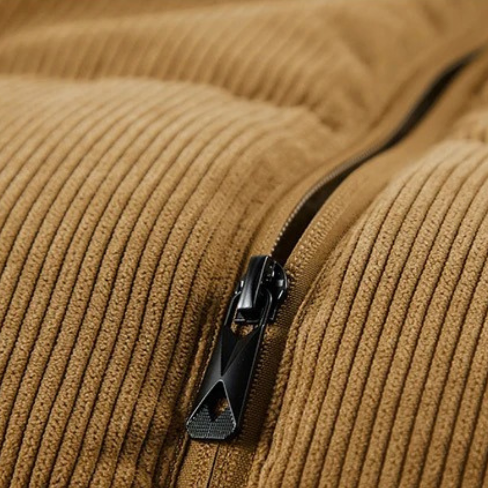 Męska Kamizelka z Sztruksu Bez Rękawów Slim Fit Casual Smart, Idealna do Codziennego Użytku z Kieszeniami