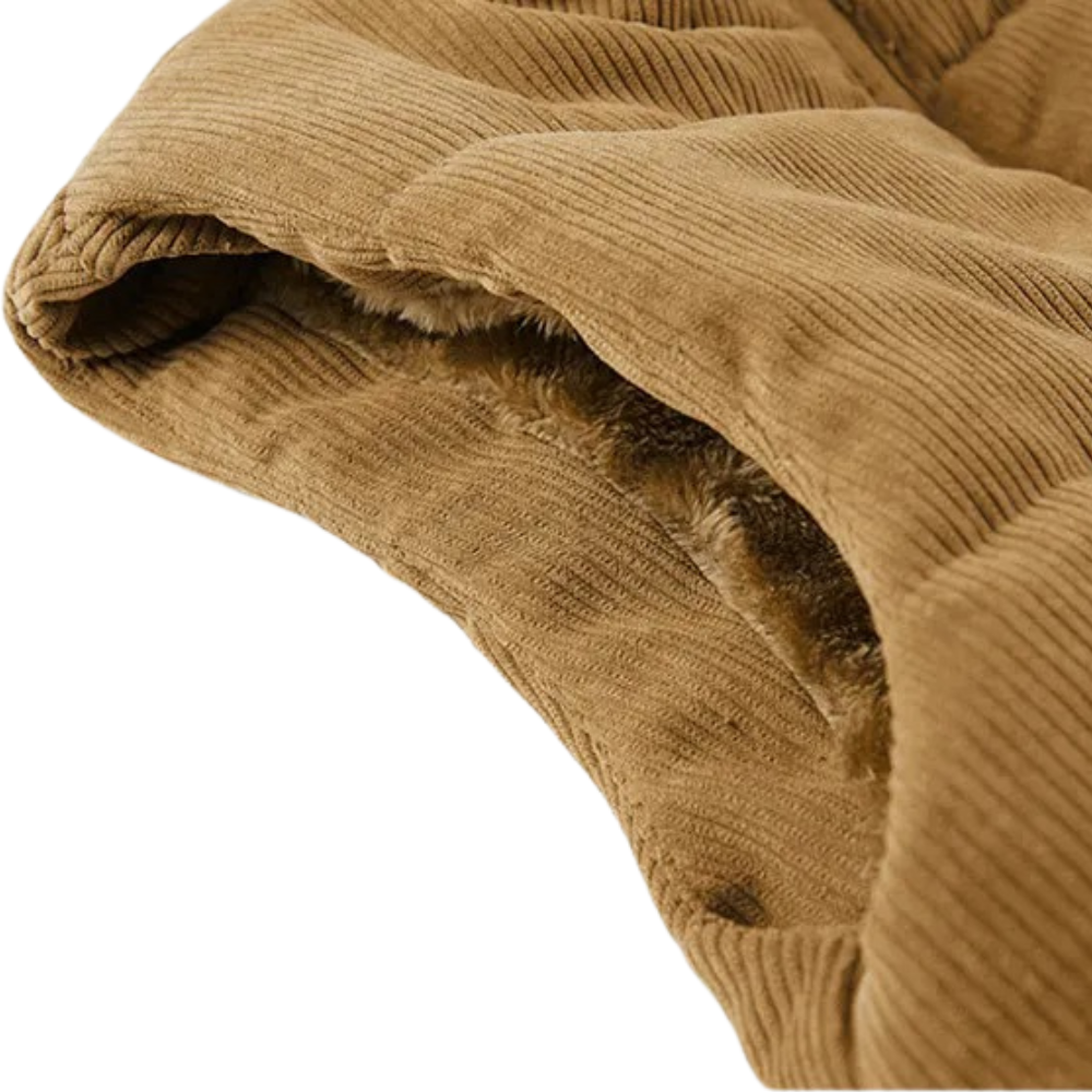 Męska Kamizelka z Sztruksu Bez Rękawów Slim Fit Casual Smart, Idealna do Codziennego Użytku z Kieszeniami