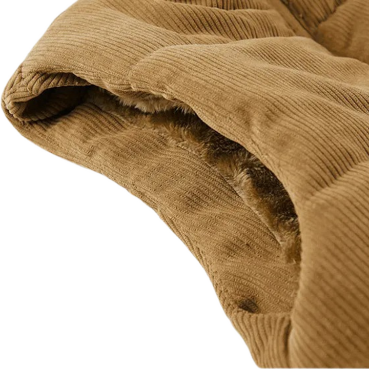 Męska Kamizelka z Sztruksu Bez Rękawów Slim Fit Casual Smart, Idealna do Codziennego Użytku z Kieszeniami