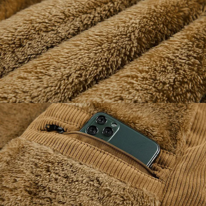 Męska Kamizelka z Sztruksu Bez Rękawów Slim Fit Casual Smart, Idealna do Codziennego Użytku z Kieszeniami