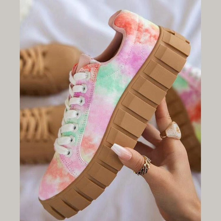 Damskie Sneakersy Niskie – Wygodne, Amortyzowane Trampki na Co Dzień