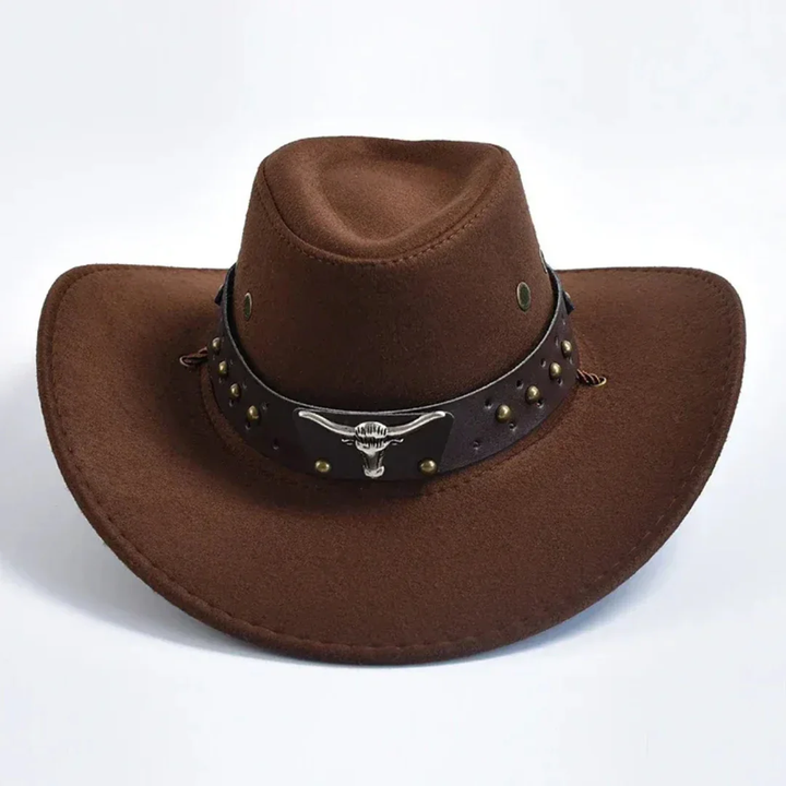 Męski Kapelusz Cowboy – Szeroki Brzeg w Stylu Statement do Użytku na Zewnątrz i na Co Dzień