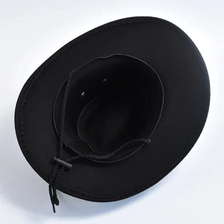 Męski Kapelusz Cowboy – Szeroki Brzeg w Stylu Statement do Użytku na Zewnątrz i na Co Dzień