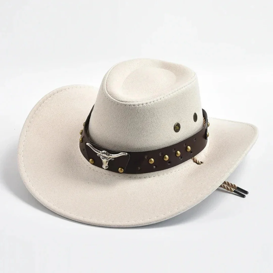 Męski Kapelusz Cowboy – Szeroki Brzeg w Stylu Statement do Użytku na Zewnątrz i na Co Dzień