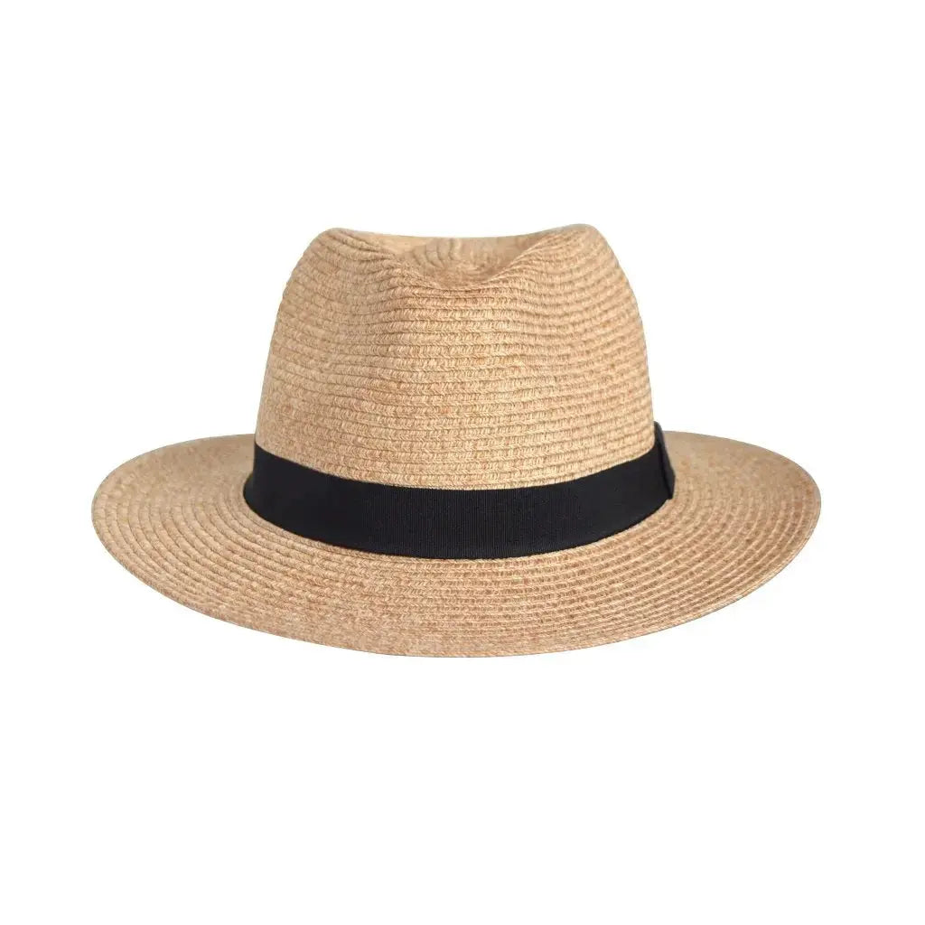 Męski Klasyczny Kapelusz Fedora z Ochroną UV i Regulowanym Rozmiarem