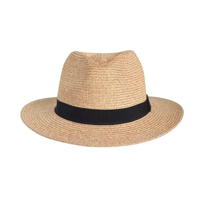 Męski Klasyczny Kapelusz Fedora z Ochroną UV i Regulowanym Rozmiarem