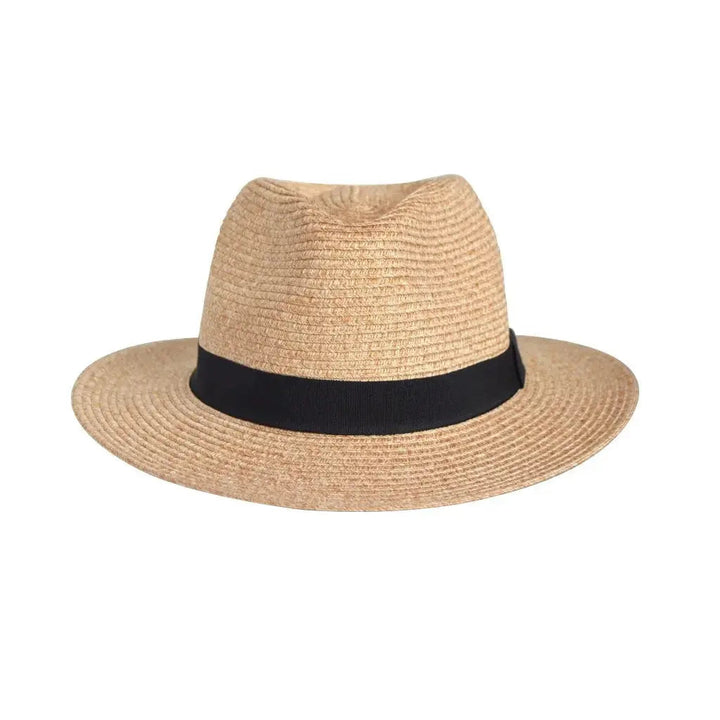 Męski Klasyczny Kapelusz Fedora z Ochroną UV i Regulowanym Rozmiarem