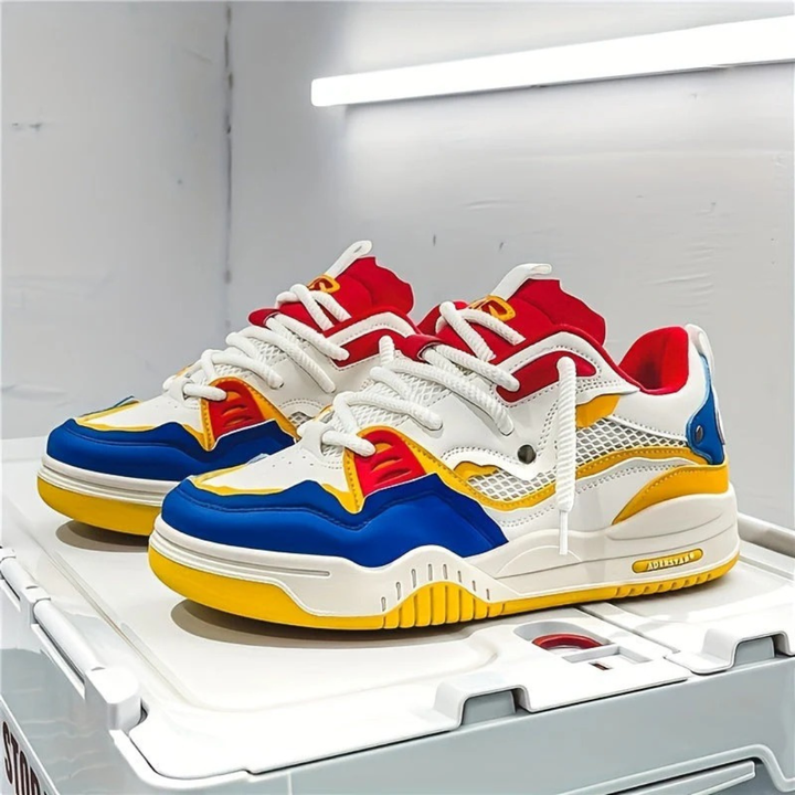 Męskie Chunky Lifestyle Trampki – Amortyzowane Sneakersy Streetwear na Codzienne Użycie