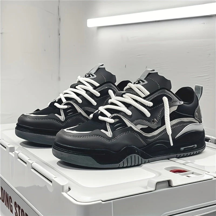 Męskie Chunky Lifestyle Trampki – Amortyzowane Sneakersy Streetwear na Codzienne Użycie