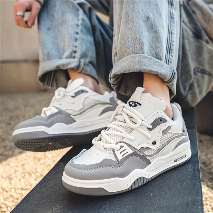 Męskie Chunky Lifestyle Trampki – Amortyzowane Sneakersy Streetwear na Codzienne Użycie