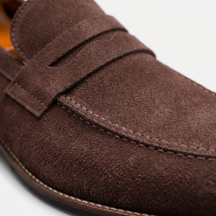 Męskie Zamszowe Mokasyny Classic Smart Slip-On