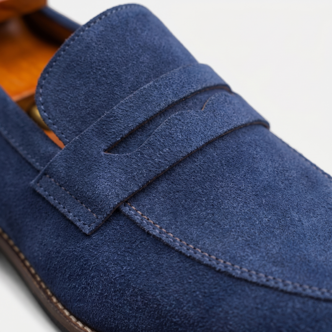 Męskie Zamszowe Mokasyny Classic Smart Slip-On