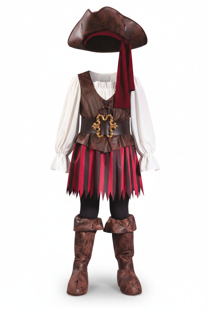 Dziecięcy Kapelusz Pirata i Akcesoria Kostium na Halloween
